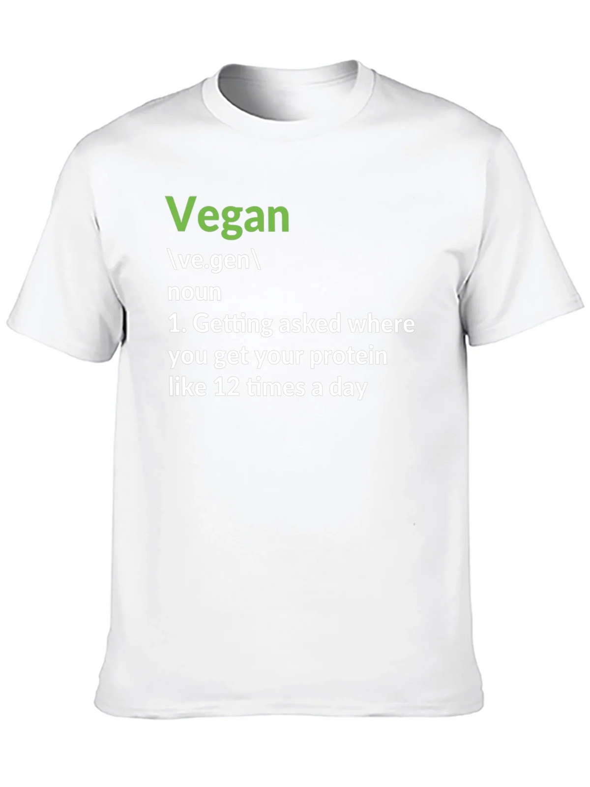 Vegan Definition T-Shirt: Protein Question Edition product image 12
