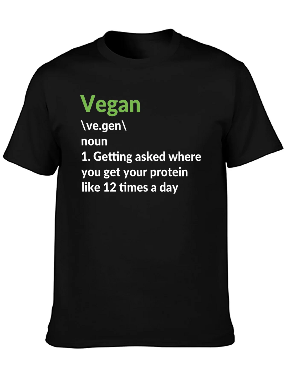 Vegan Definition T-Shirt: Protein Question Edition product image 6