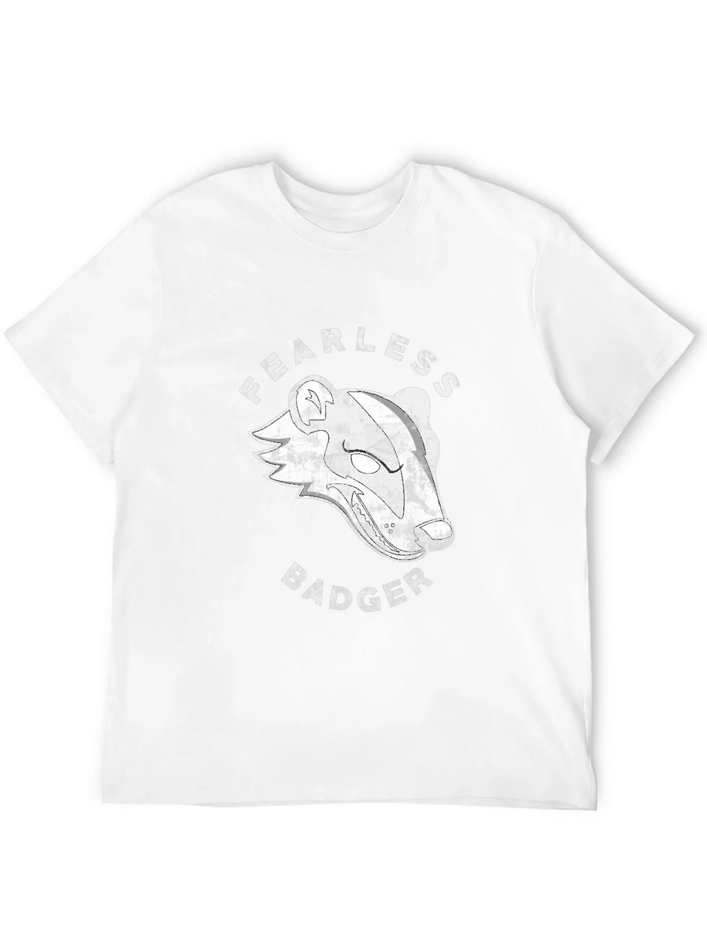 Fearless Badger Graphic T-Shirt - Black product image 3