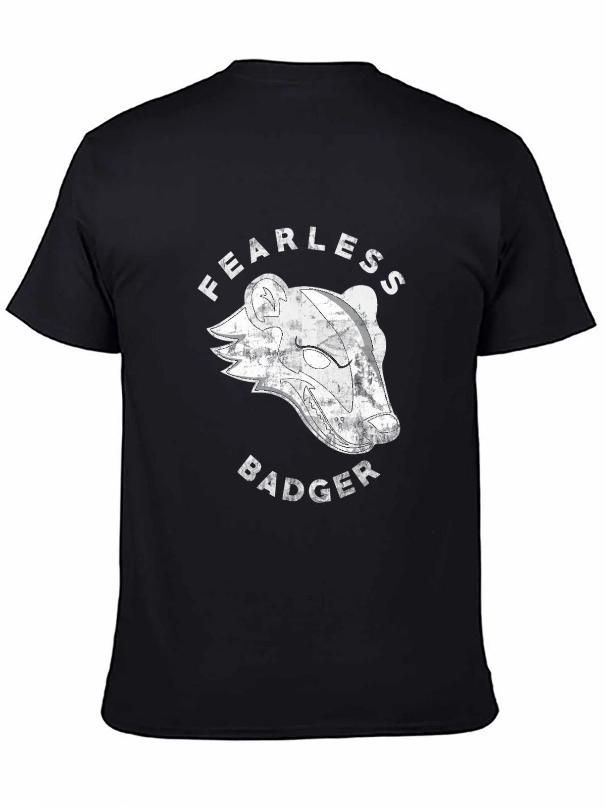 Fearless Badger Graphic T-Shirt - Black product image 7