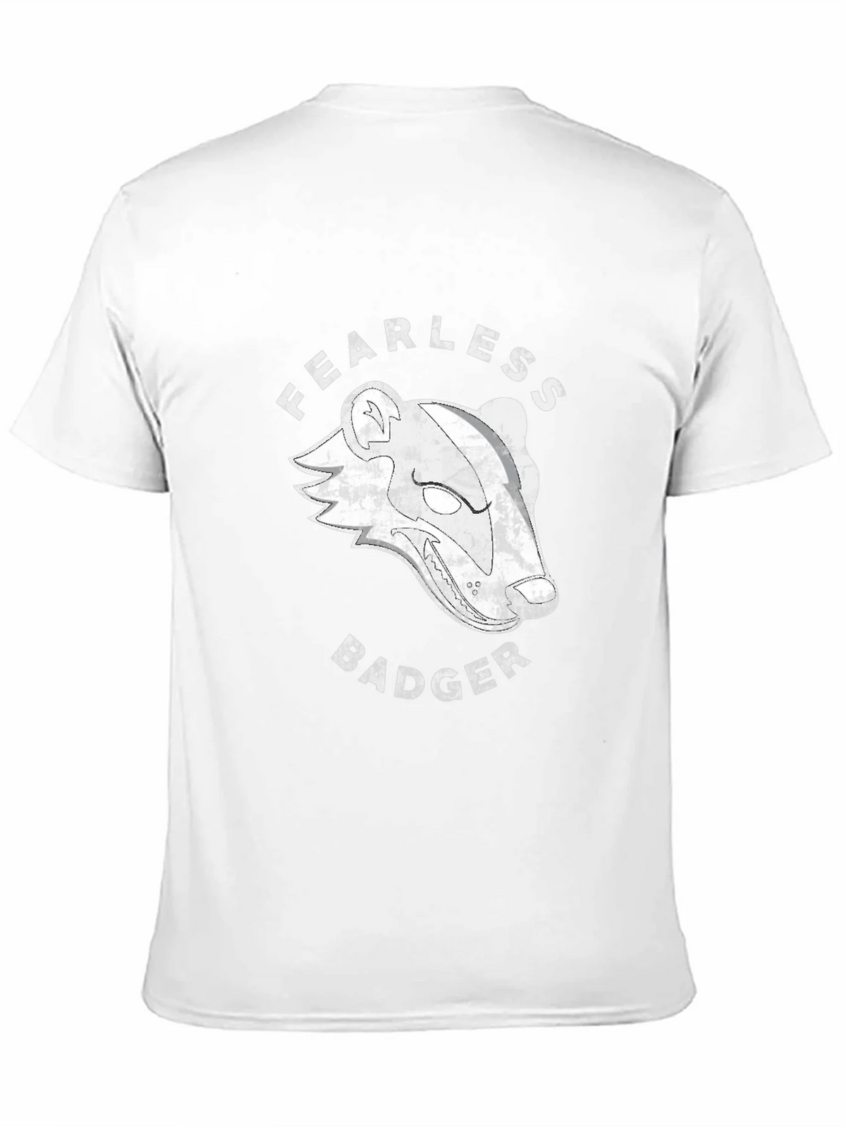 Fearless Badger Graphic T-Shirt - Black product image 2