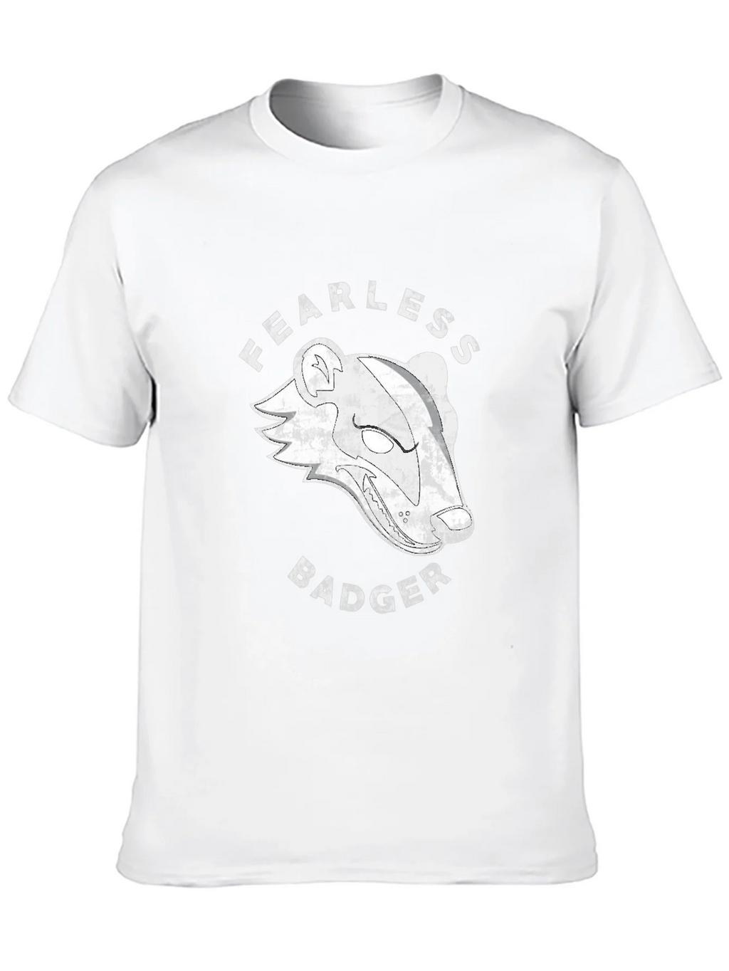 Fearless Badger Graphic T-Shirt - Black product image 12