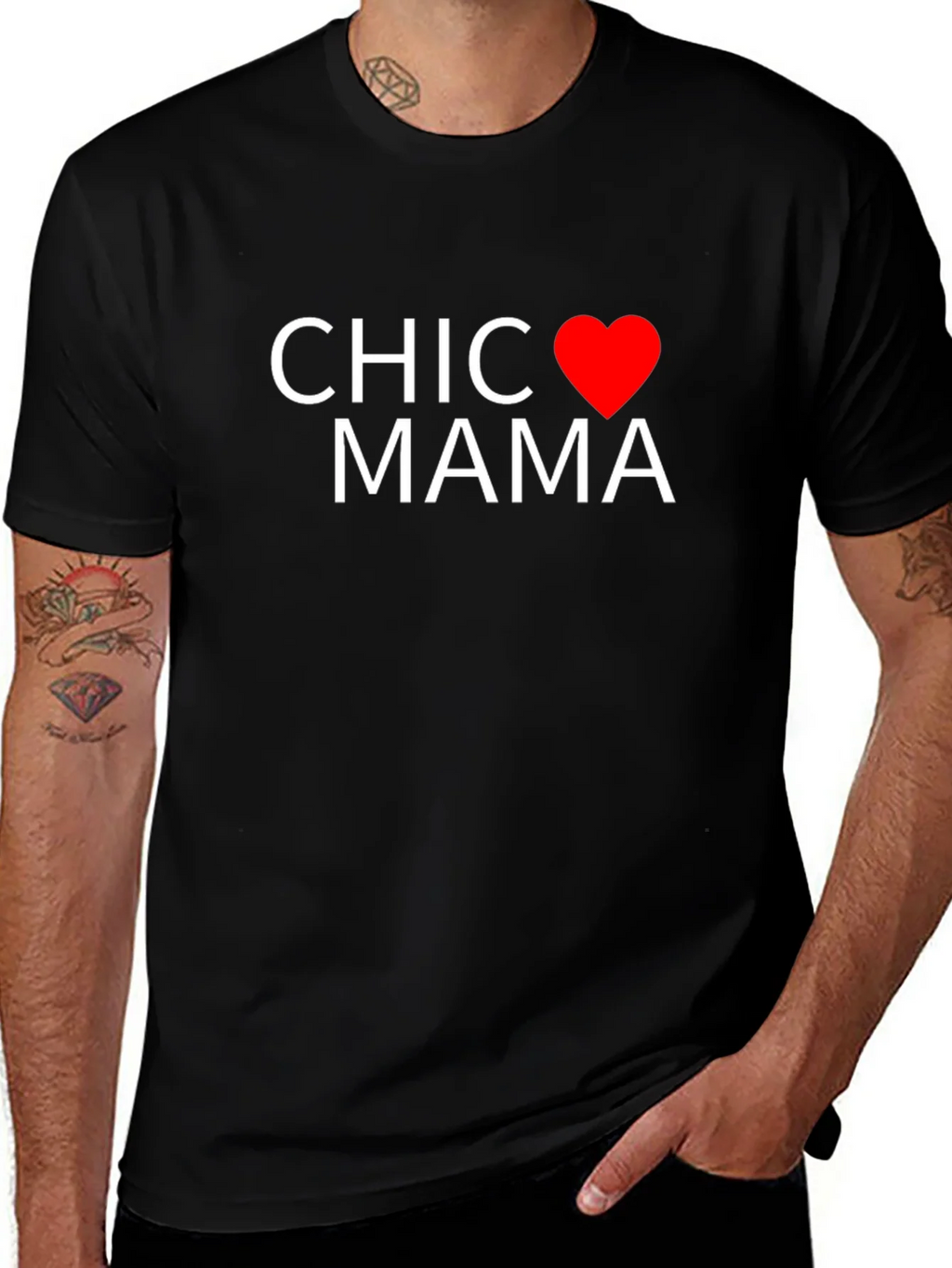 Chic Mama Heart Graphic Tee - Stylish & Comfortable product image 1