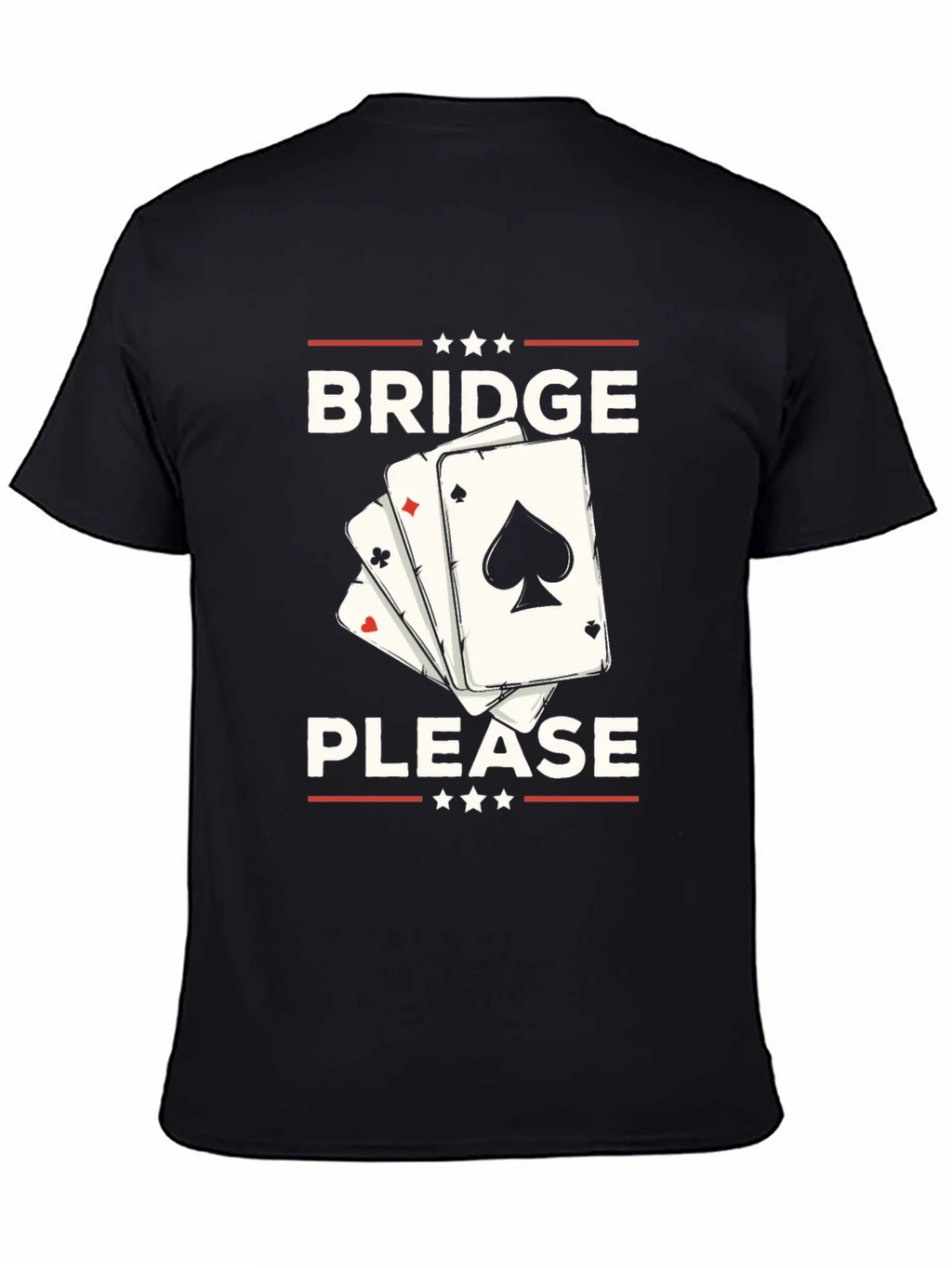 Bridge Please T-Shirt - Black Graphic Tee product image 7