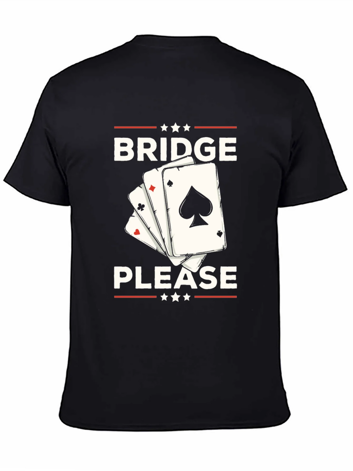 Bridge Please T-Shirt - Black Graphic Tee product image 7