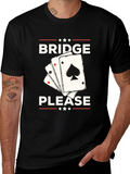 Bridge Please T-Shirt - Black Graphic Tee product image 1
