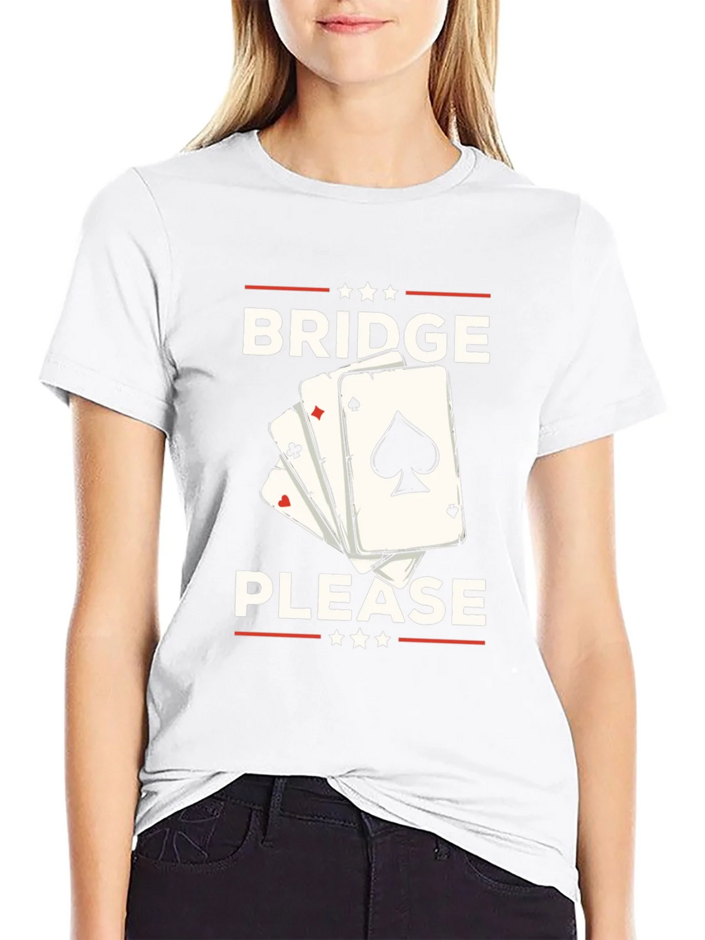 Bridge Please T-Shirt - Black Graphic Tee product image 11