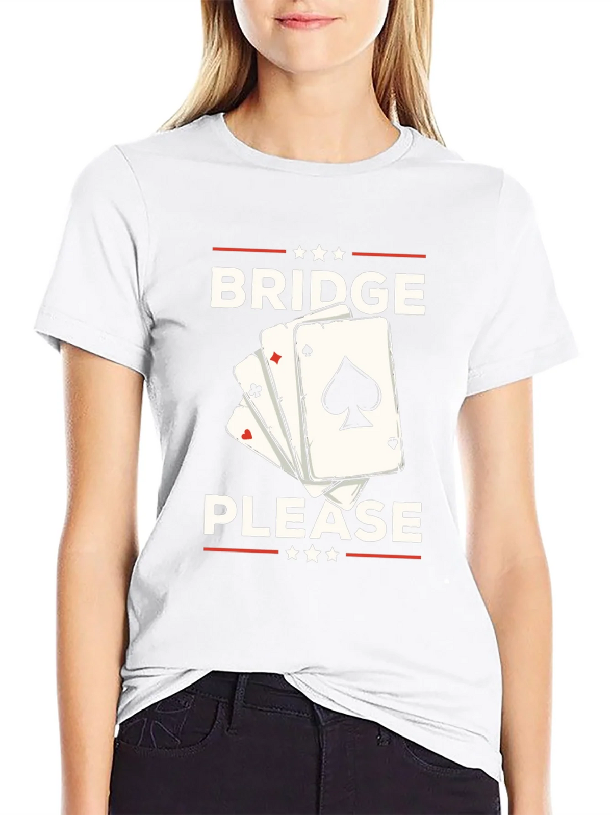 Bridge Please T-Shirt - Black Graphic Tee product image 11