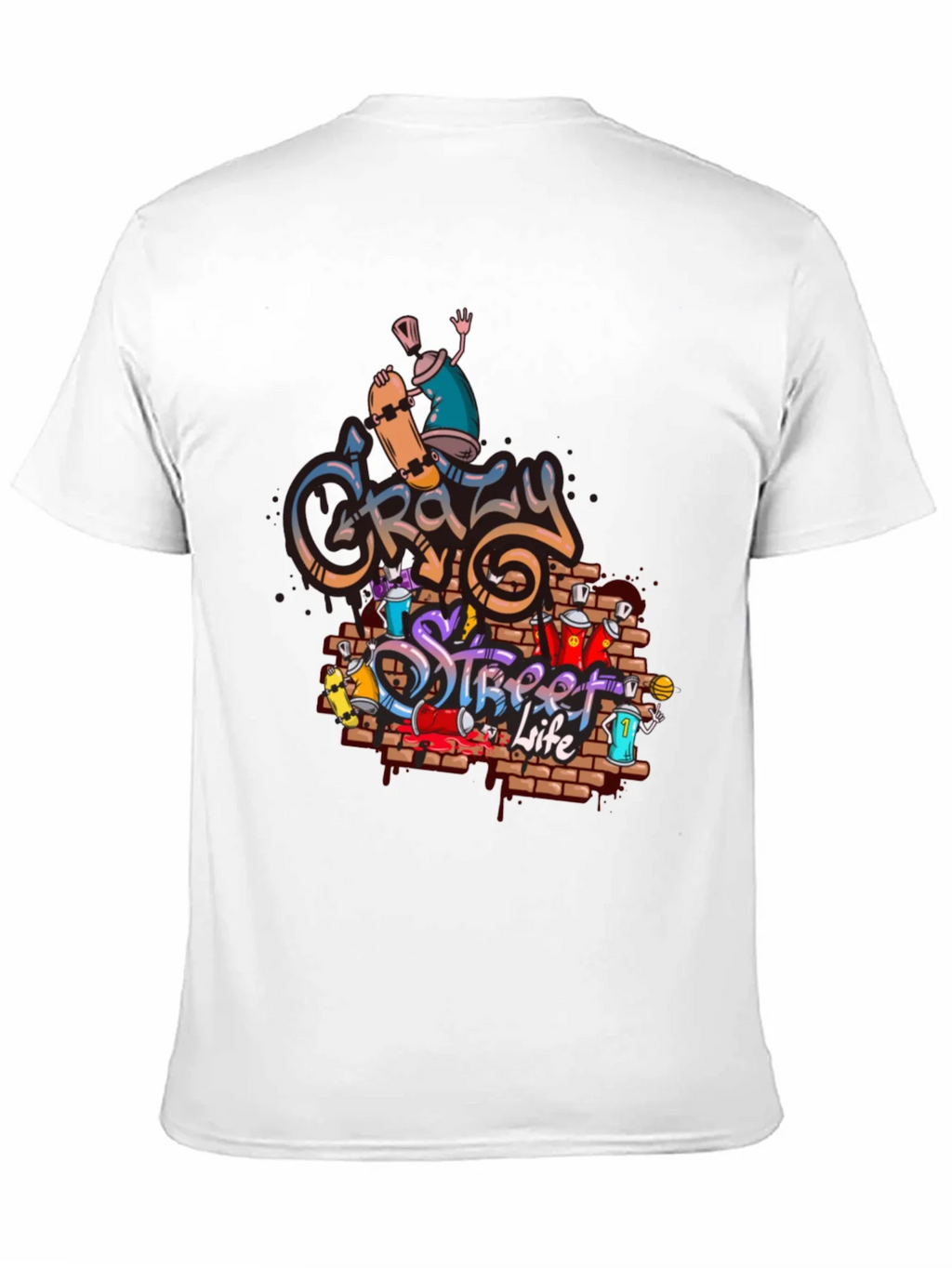 Crazy Street Life Graphic T-Shirt product image 2