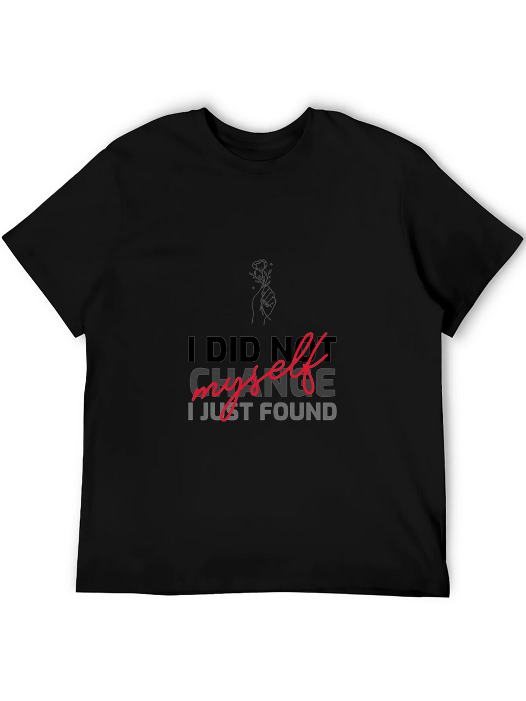 I DID NOT CHANGE MYSELF T-shirt product image 8