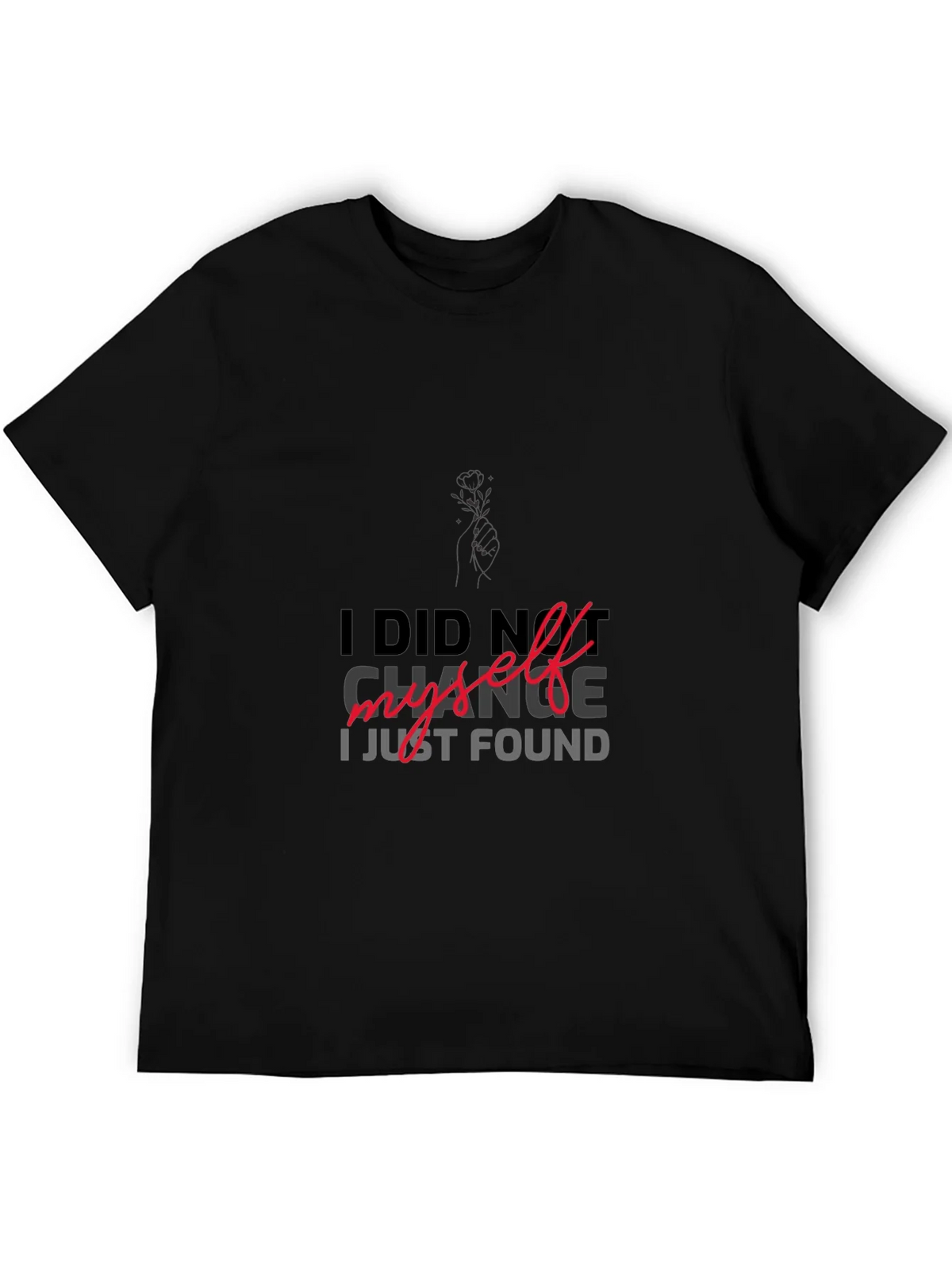 I DID NOT CHANGE MYSELF T-shirt product image 8