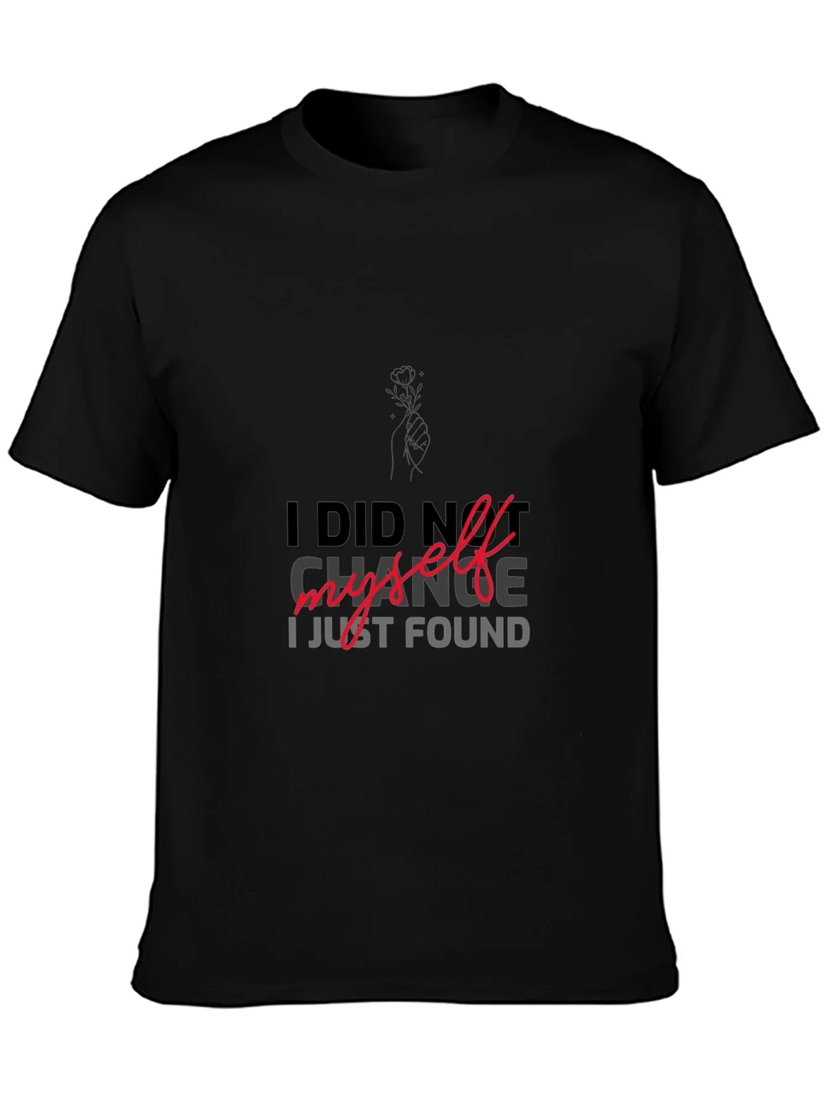 I DID NOT CHANGE MYSELF T-shirt product image 6