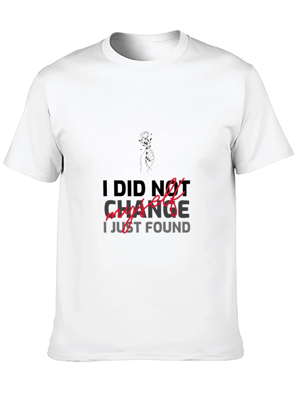 I DID NOT CHANGE MYSELF T-shirt product image 12