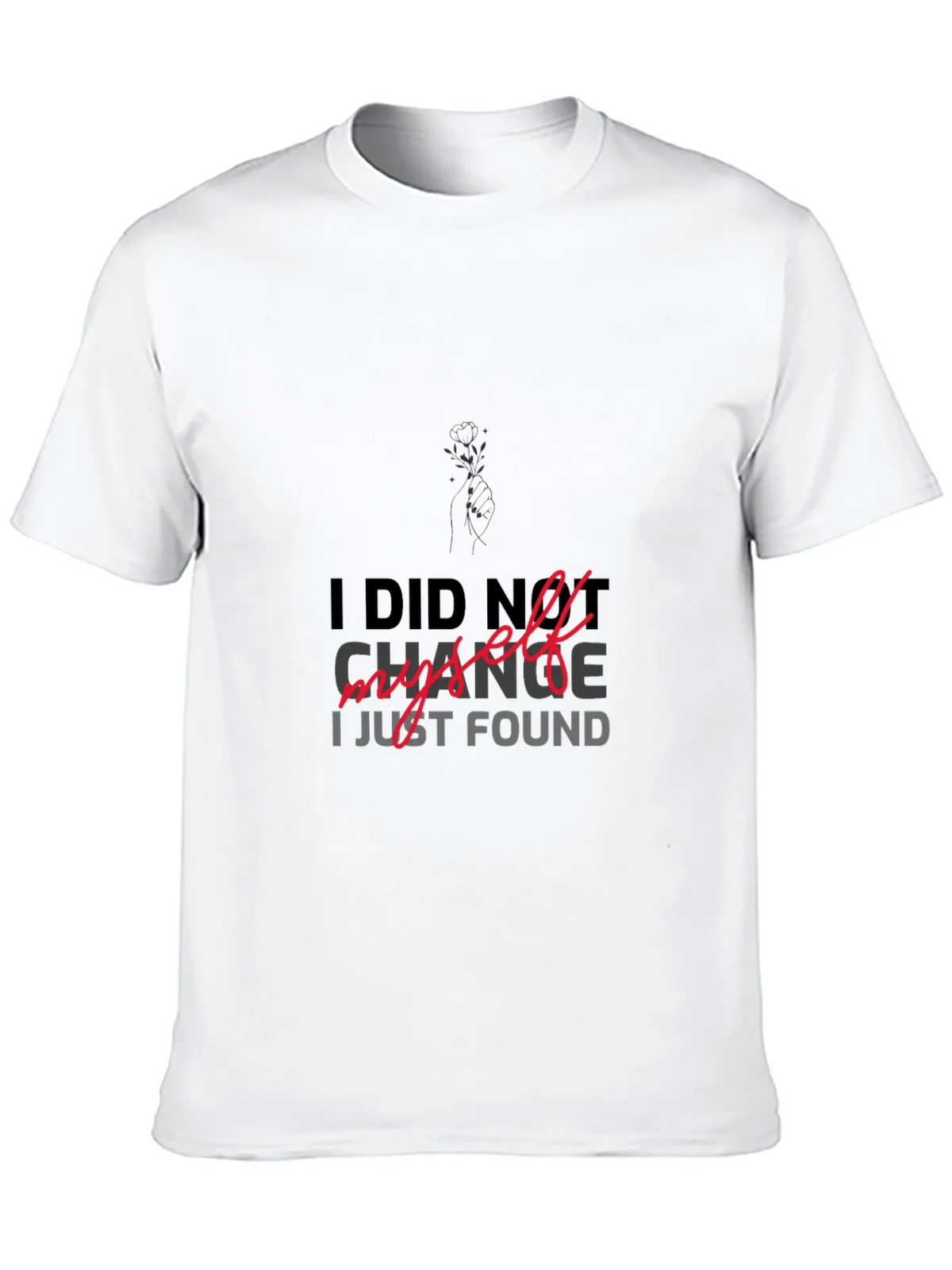 I DID NOT CHANGE MYSELF T-shirt product image 12