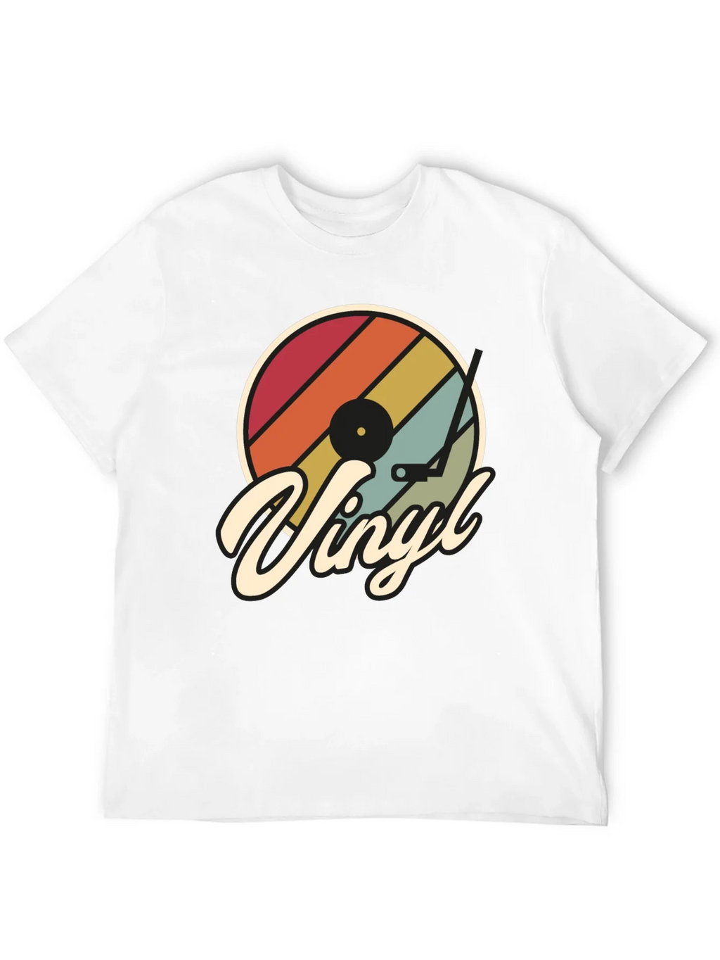 Retro Vinyl Record T-Shirt - Music Lover Tee product image 3