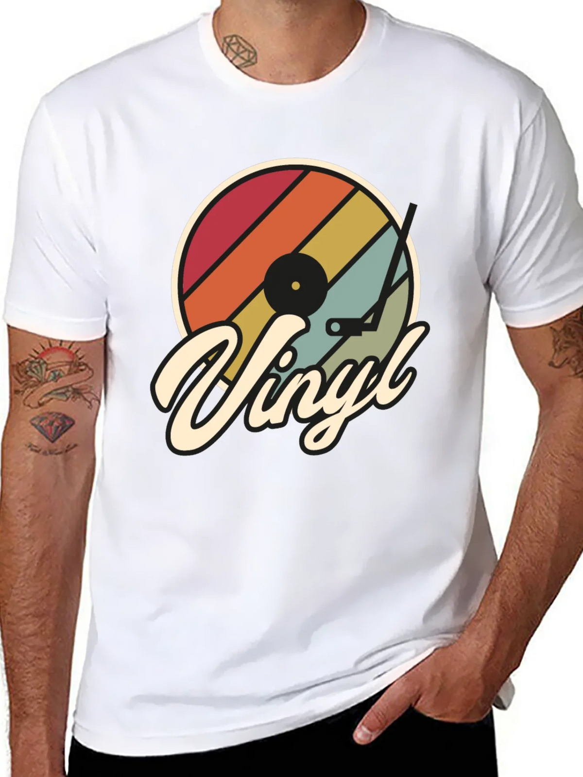 Retro Vinyl Record T-Shirt - Music Lover Tee product image 10