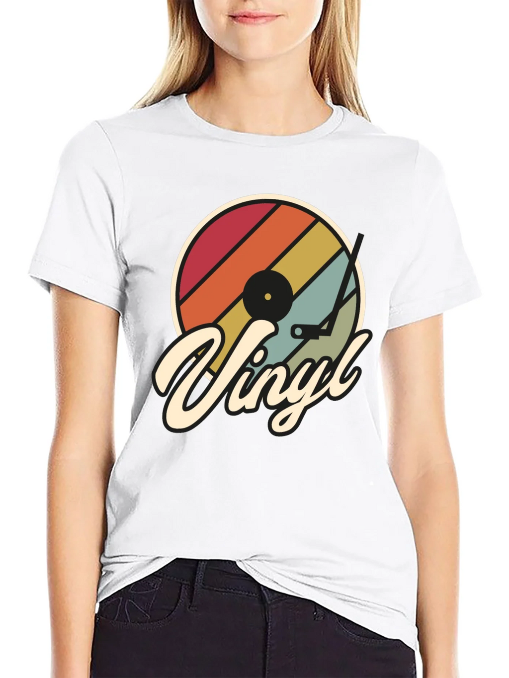 Retro Vinyl Record T-Shirt - Music Lover Tee product image 11