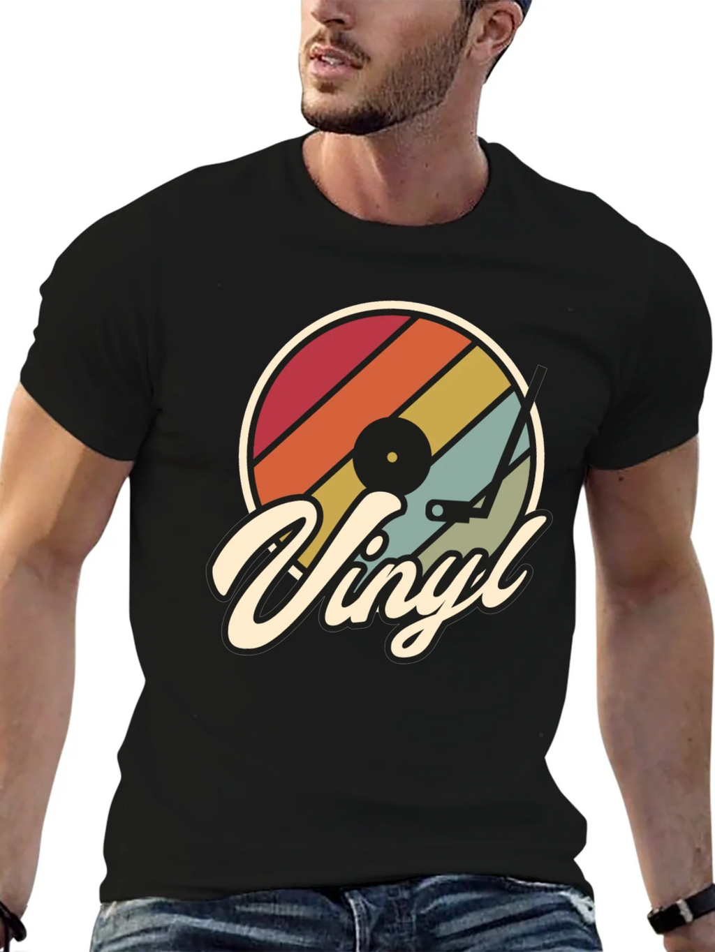 Retro Vinyl Record T-Shirt - Music Lover Tee product image 9
