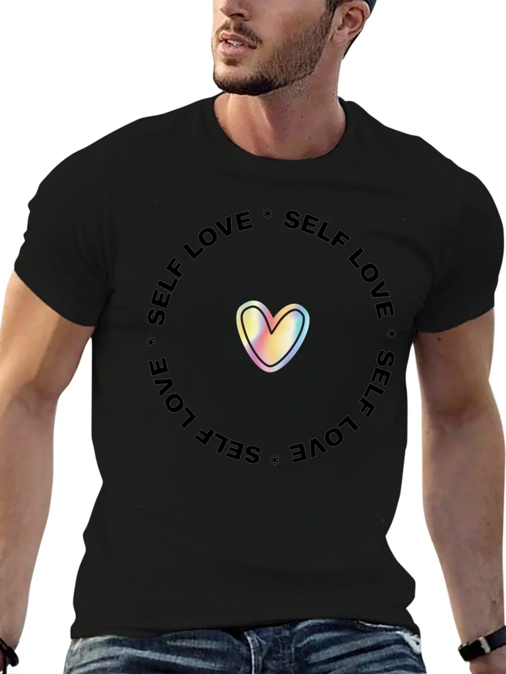 Self Love Heart Graphic Tee product image 9