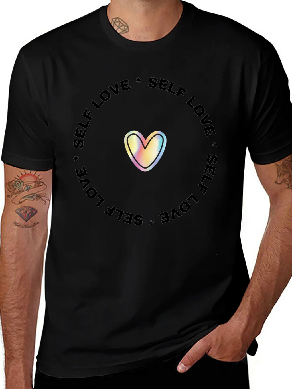 Self Love Heart Graphic Tee product image 1