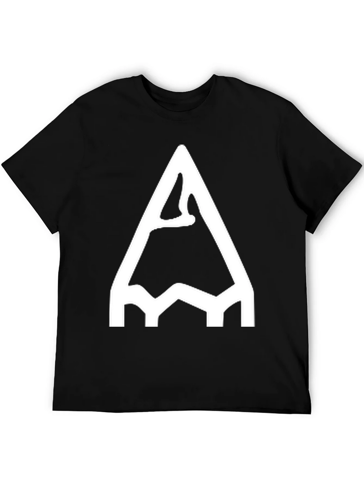 Pencil Sketch Graphic Tee - Black Cotton Casual Shirt product image 8