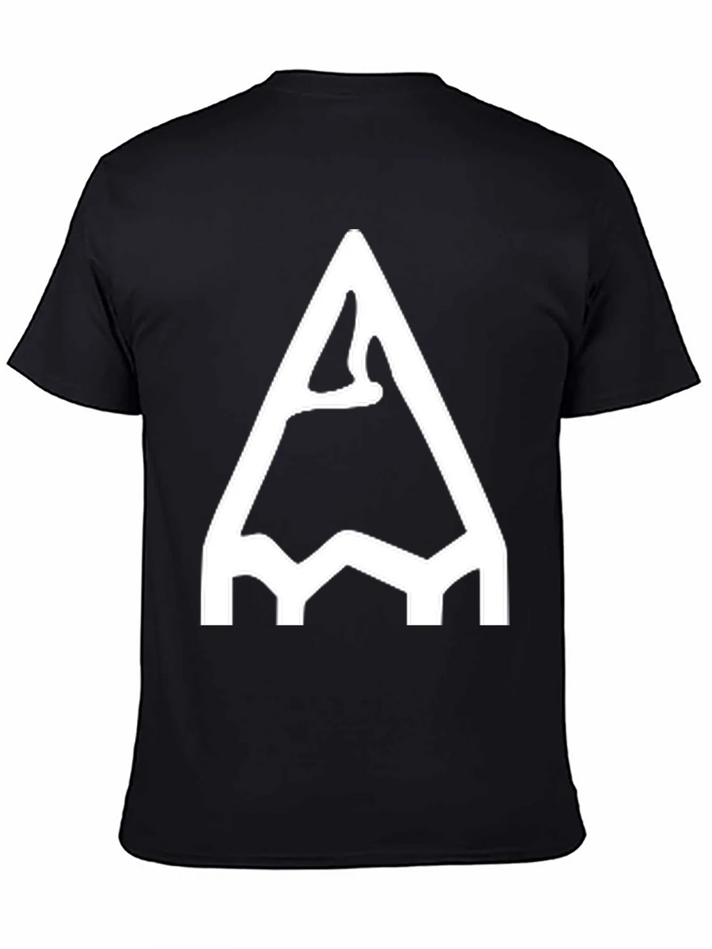 Pencil Sketch Graphic Tee - Black Cotton Casual Shirt product image 7
