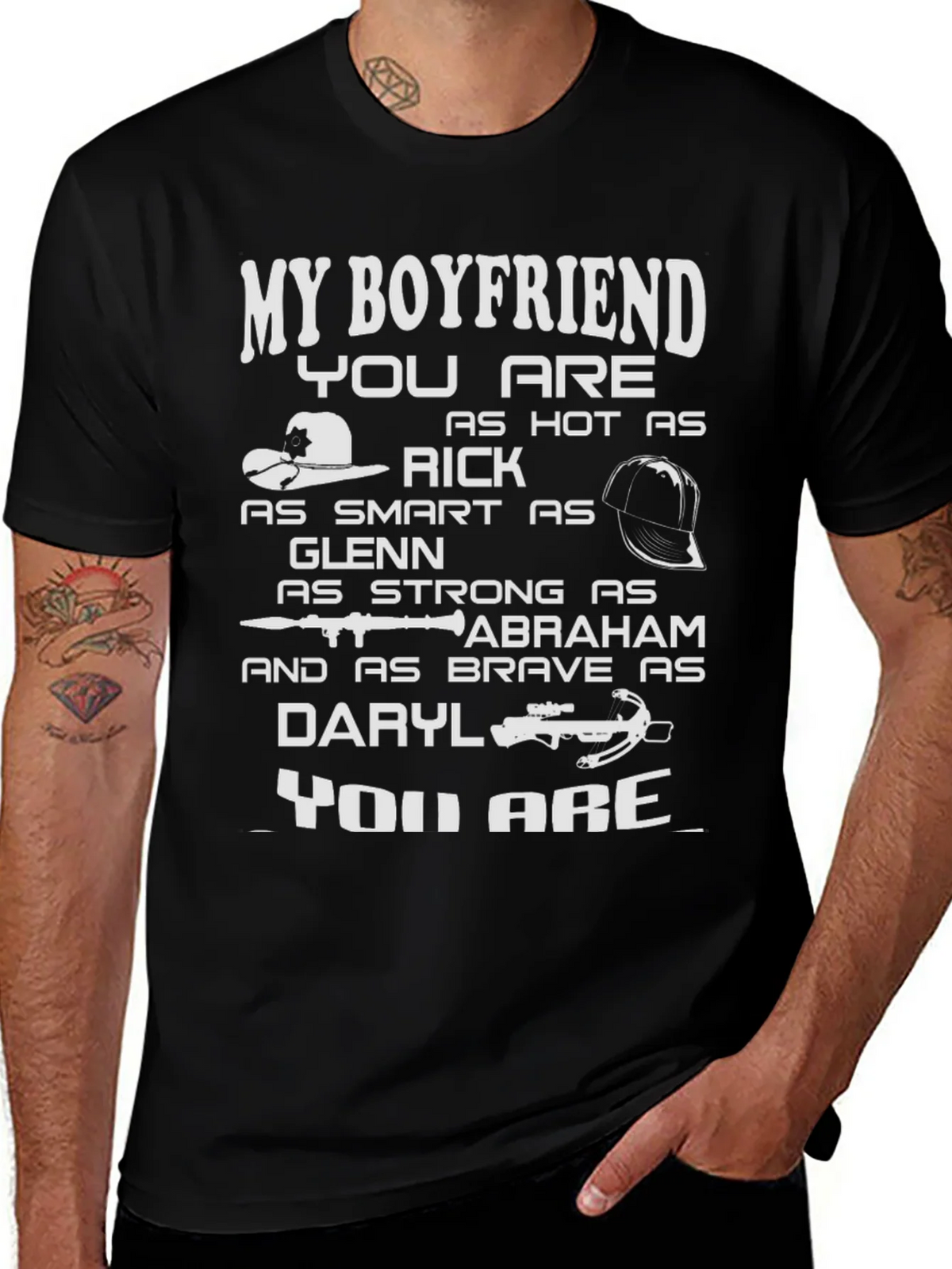 Boyfriend T-Shirt - Walking Dead Inspired product image 1
