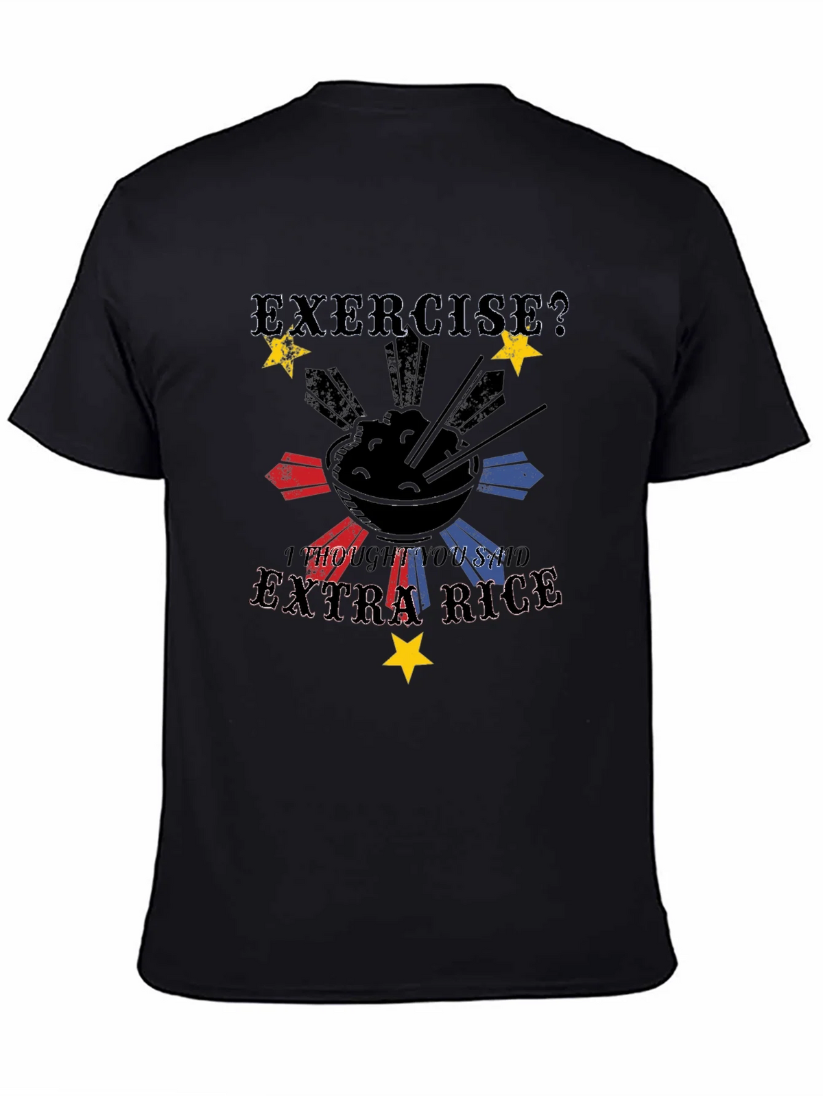 Extra Rice Black Graphic Tee product image 7