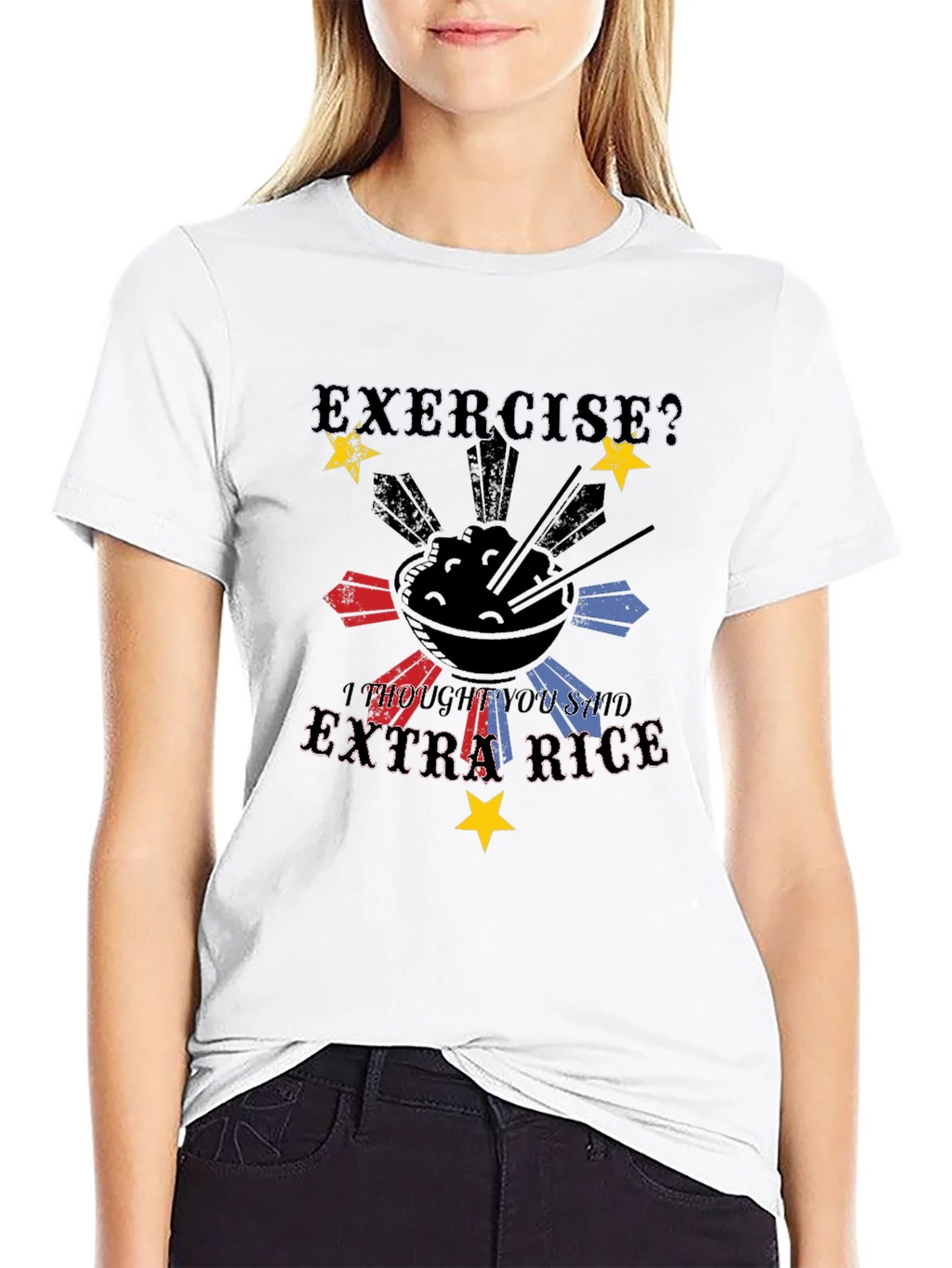 Extra Rice Black Graphic Tee product image 11