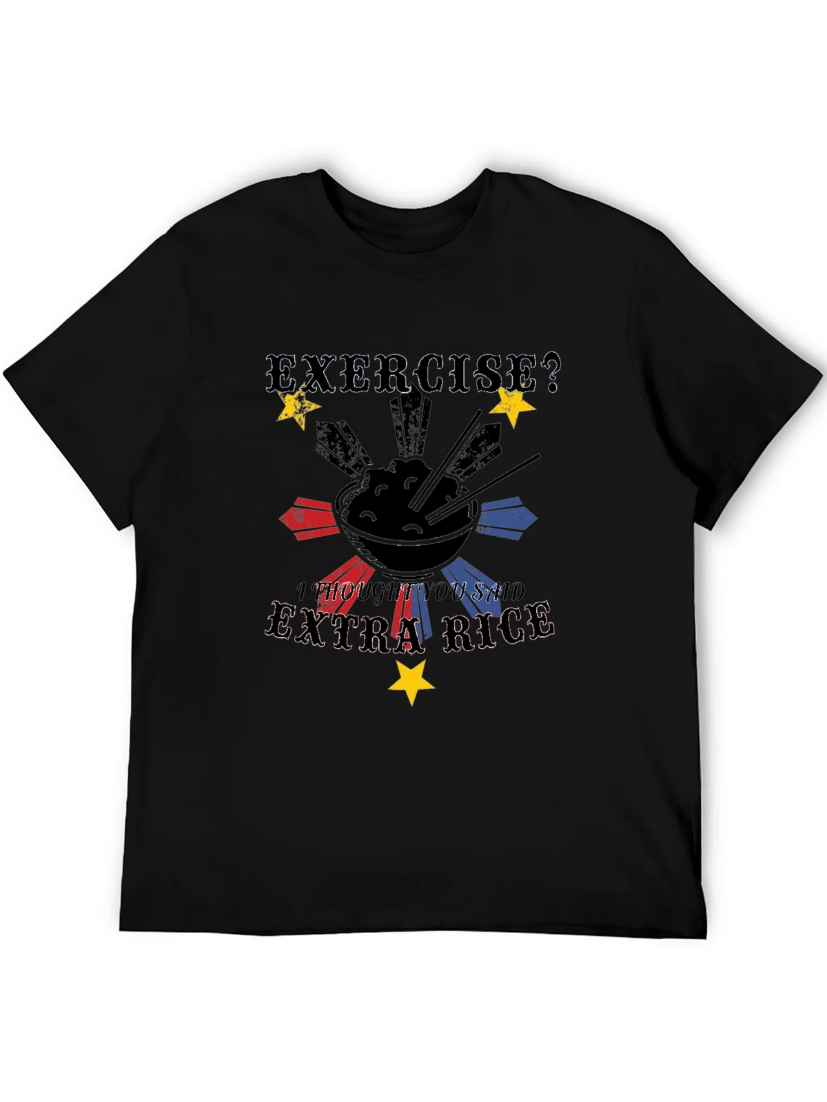 Extra Rice Black Graphic Tee product image 8