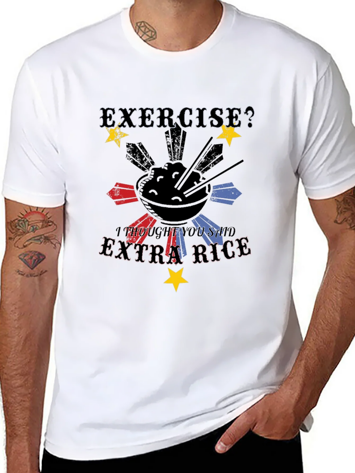 Extra Rice Black Graphic Tee product image 10