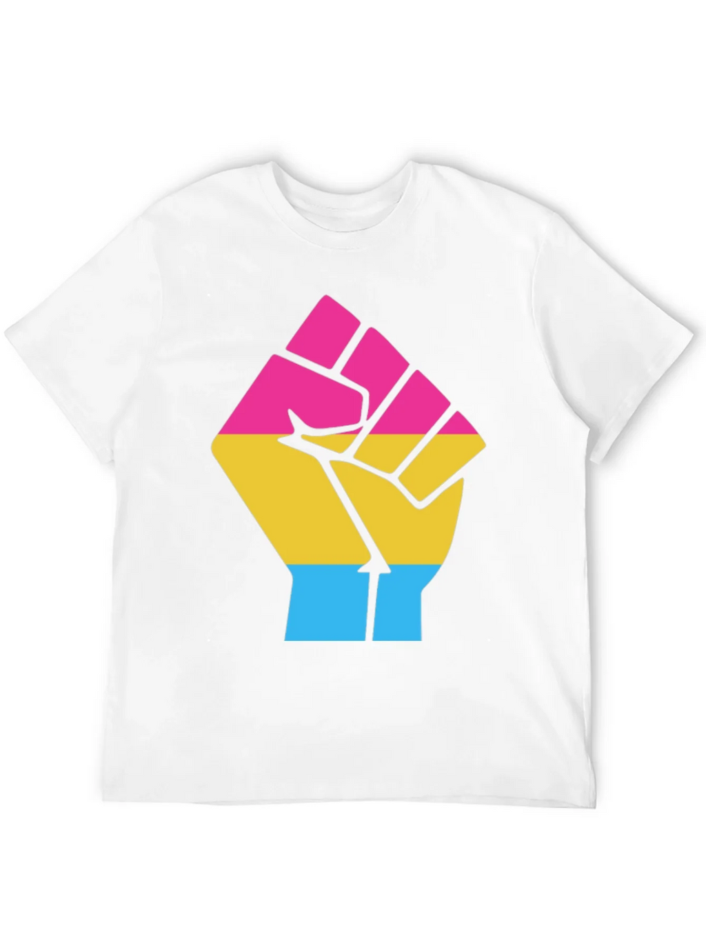 Pansexual Pride Fist T-Shirt product image 3