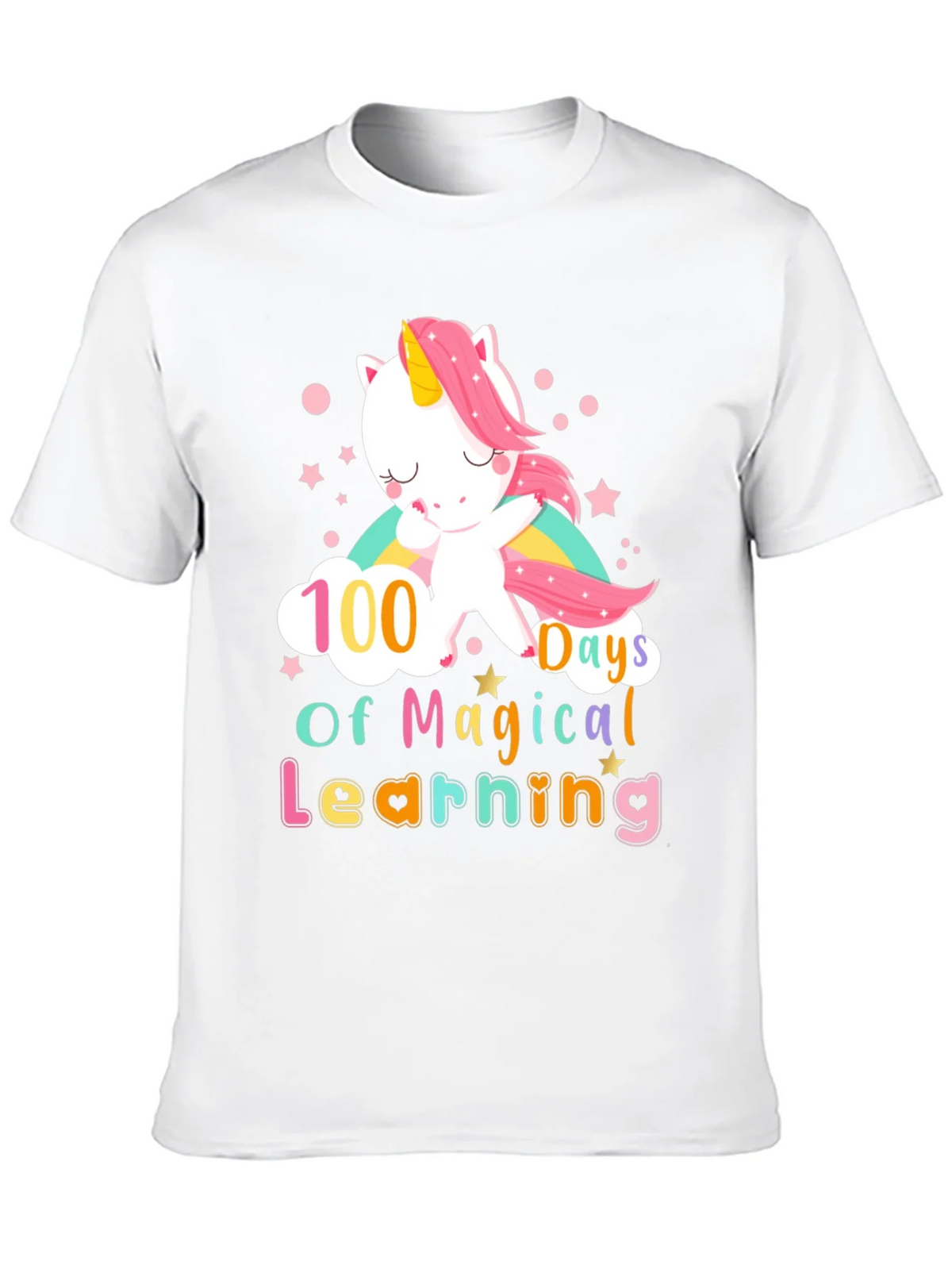 100 Days of Magical Learning Unicorn T-Shirt product image 12