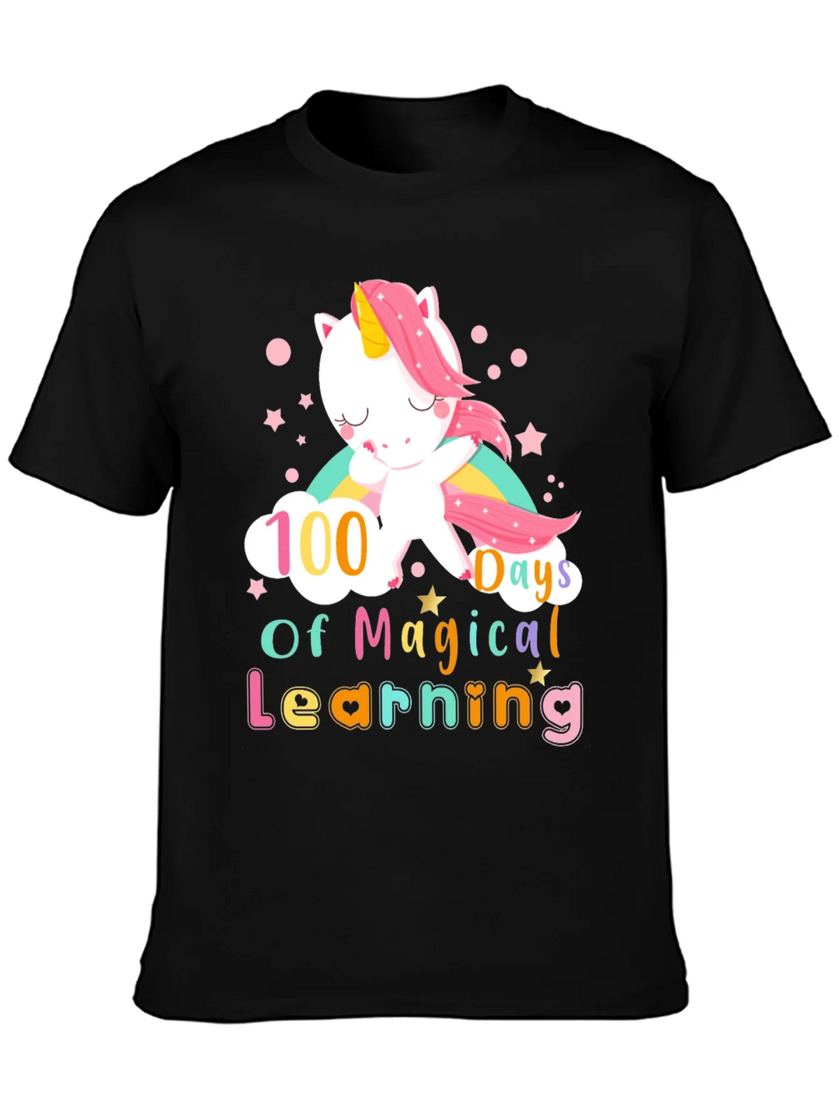 100 Days of Magical Learning Unicorn T-Shirt product image 6