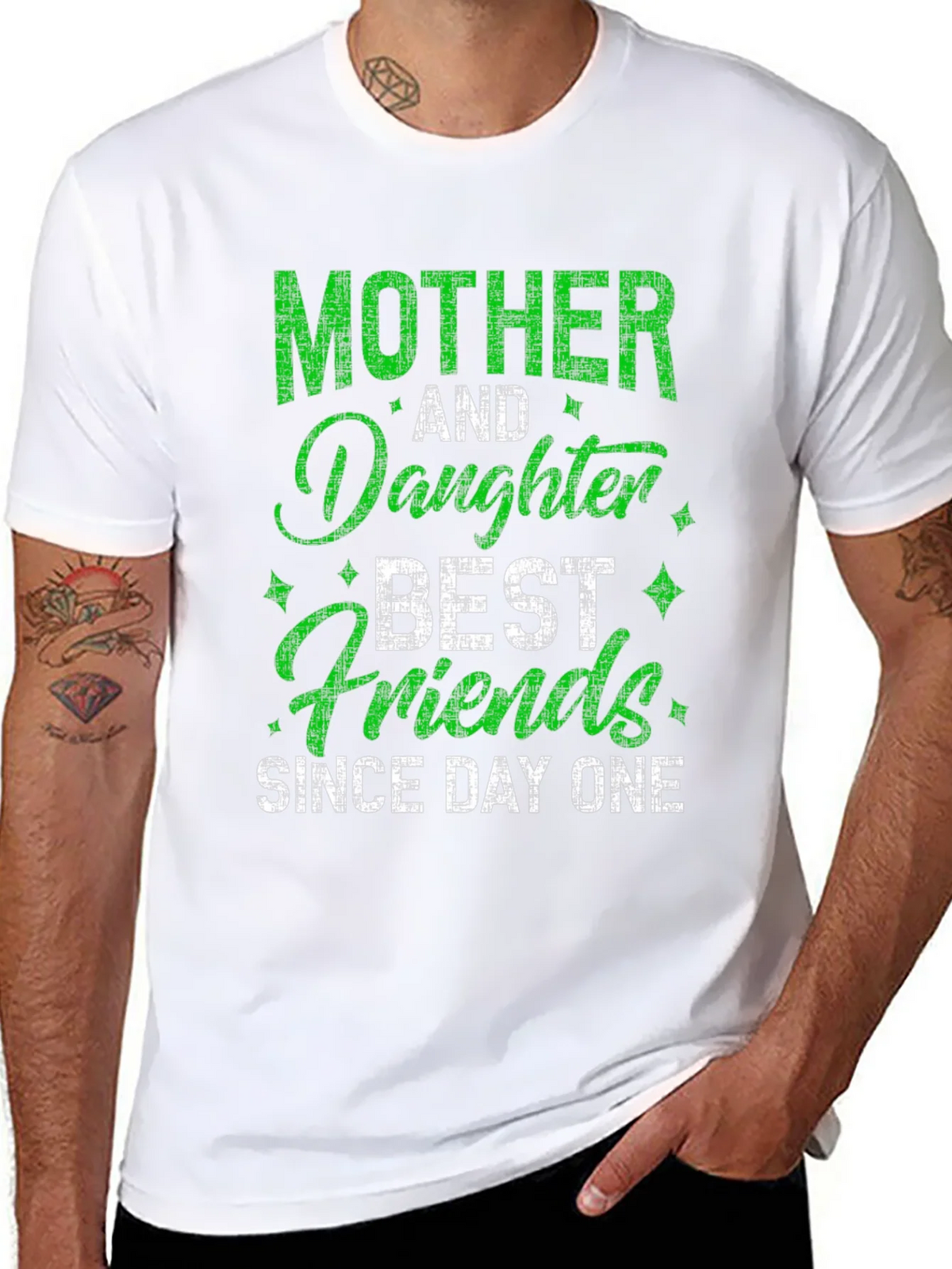 Mother and Daughter Best Friends Tee product image 10