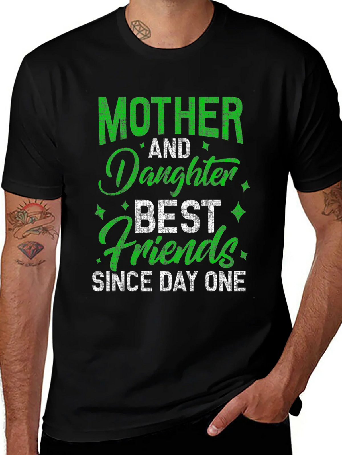 Mother and Daughter Best Friends Tee product image 1
