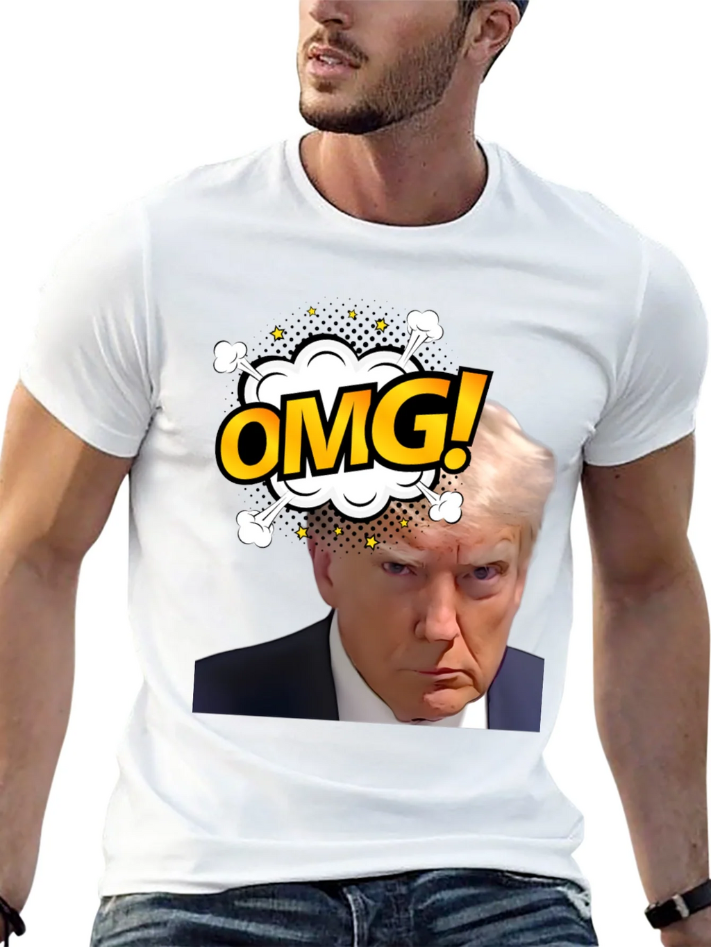 Trump OMG! Graphic T-Shirt product image 4