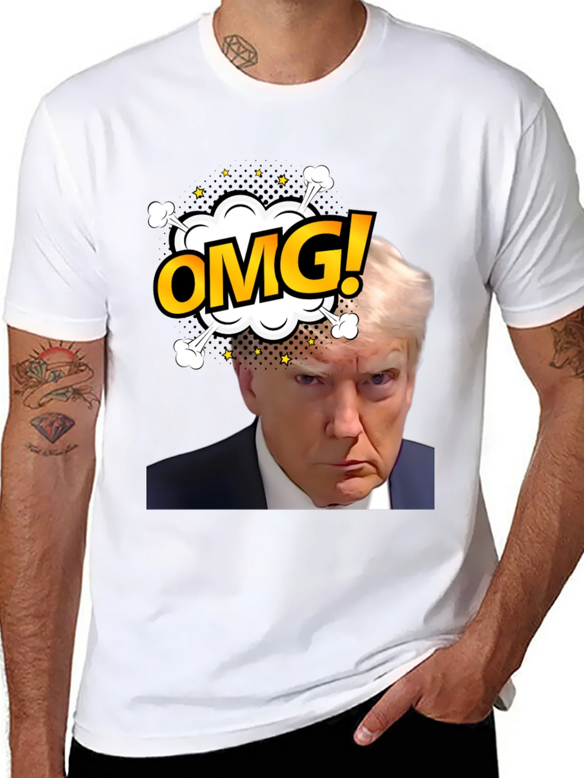 Trump OMG! Graphic T-Shirt product image 10
