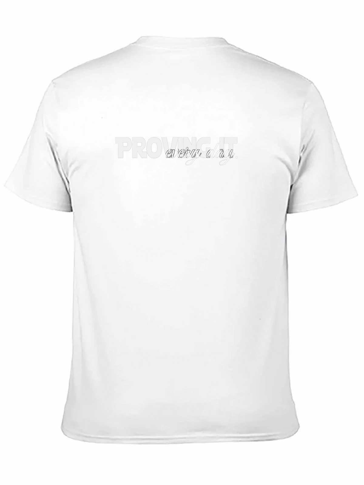 Proving It Everyday Black Graphic Tee product image 2