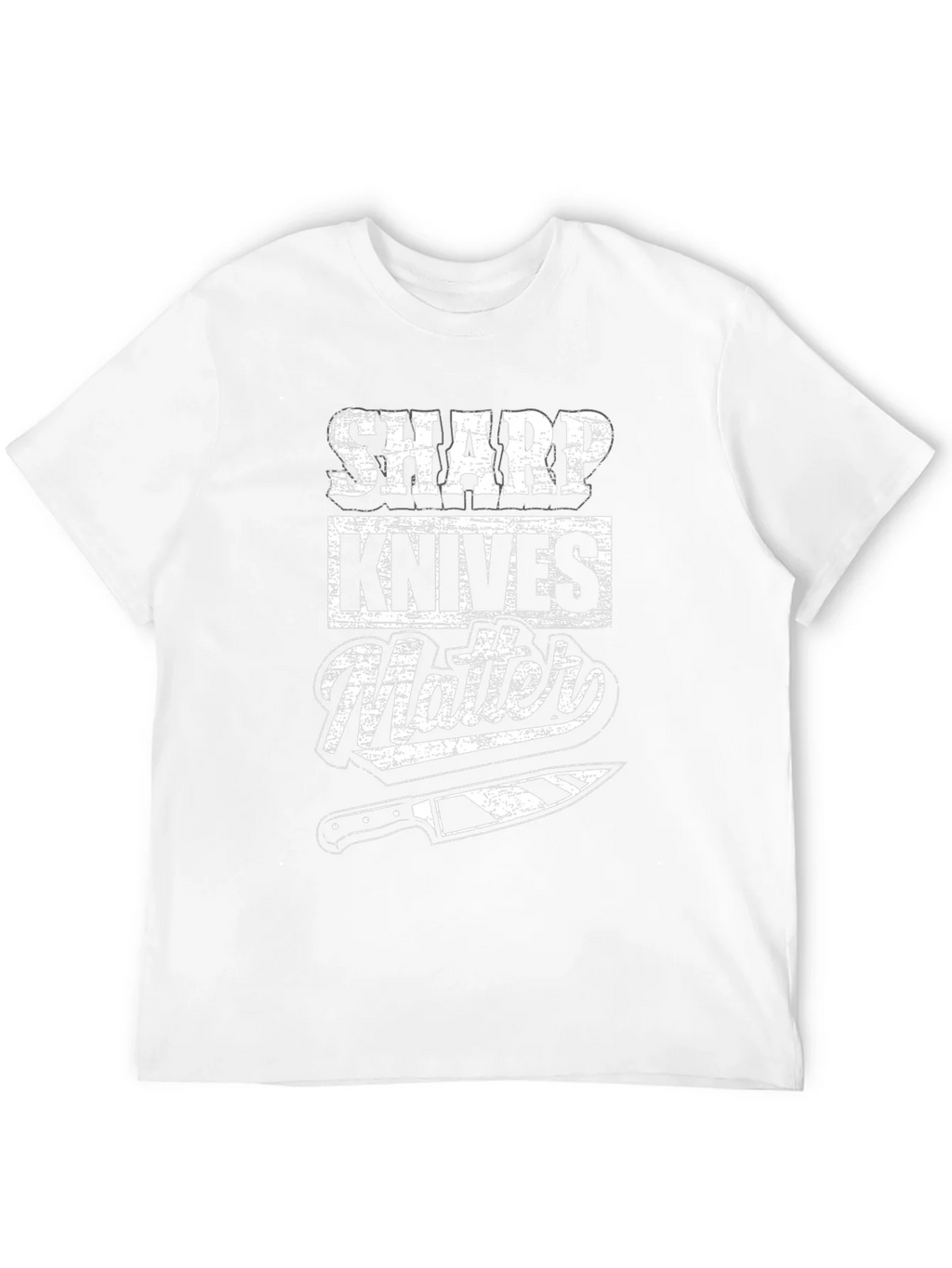 Sharp Knives Matter Chef T-Shirt product image 3