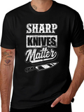 Sharp Knives Matter Chef T-Shirt product image 1