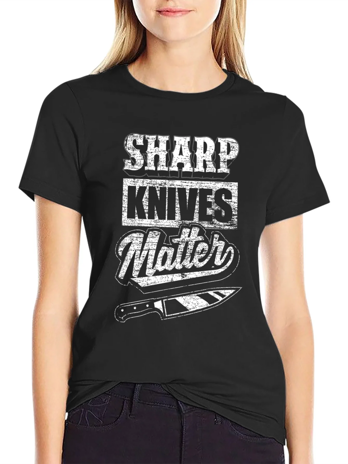 Sharp Knives Matter Chef T-Shirt product image 5