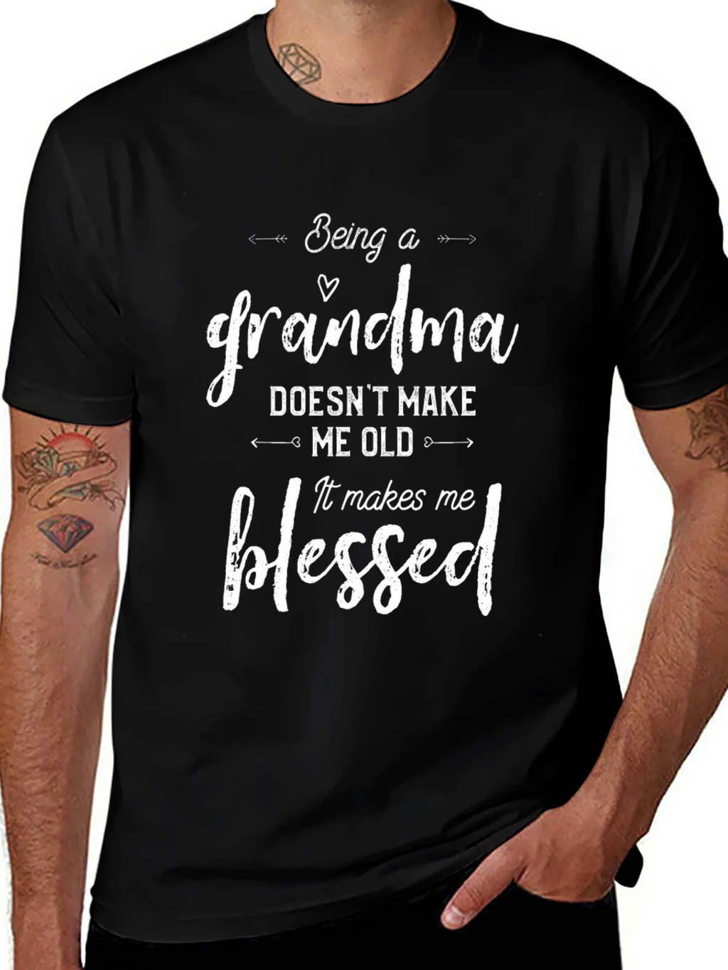 Being a Grandma T-Shirt - Blessed Gift for Grandmothers product image 1