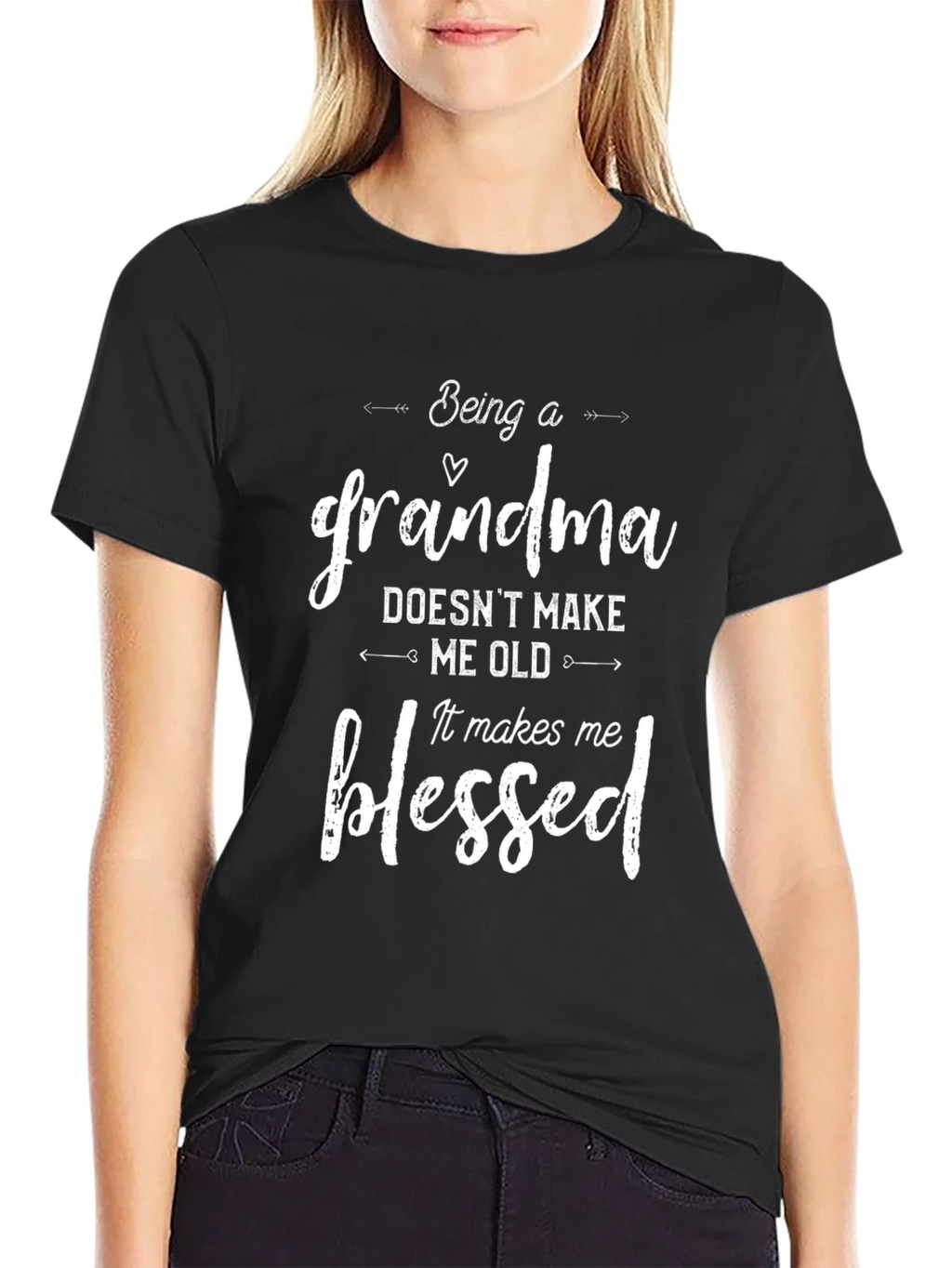 Being a Grandma T-Shirt - Blessed Gift for Grandmothers product image 5