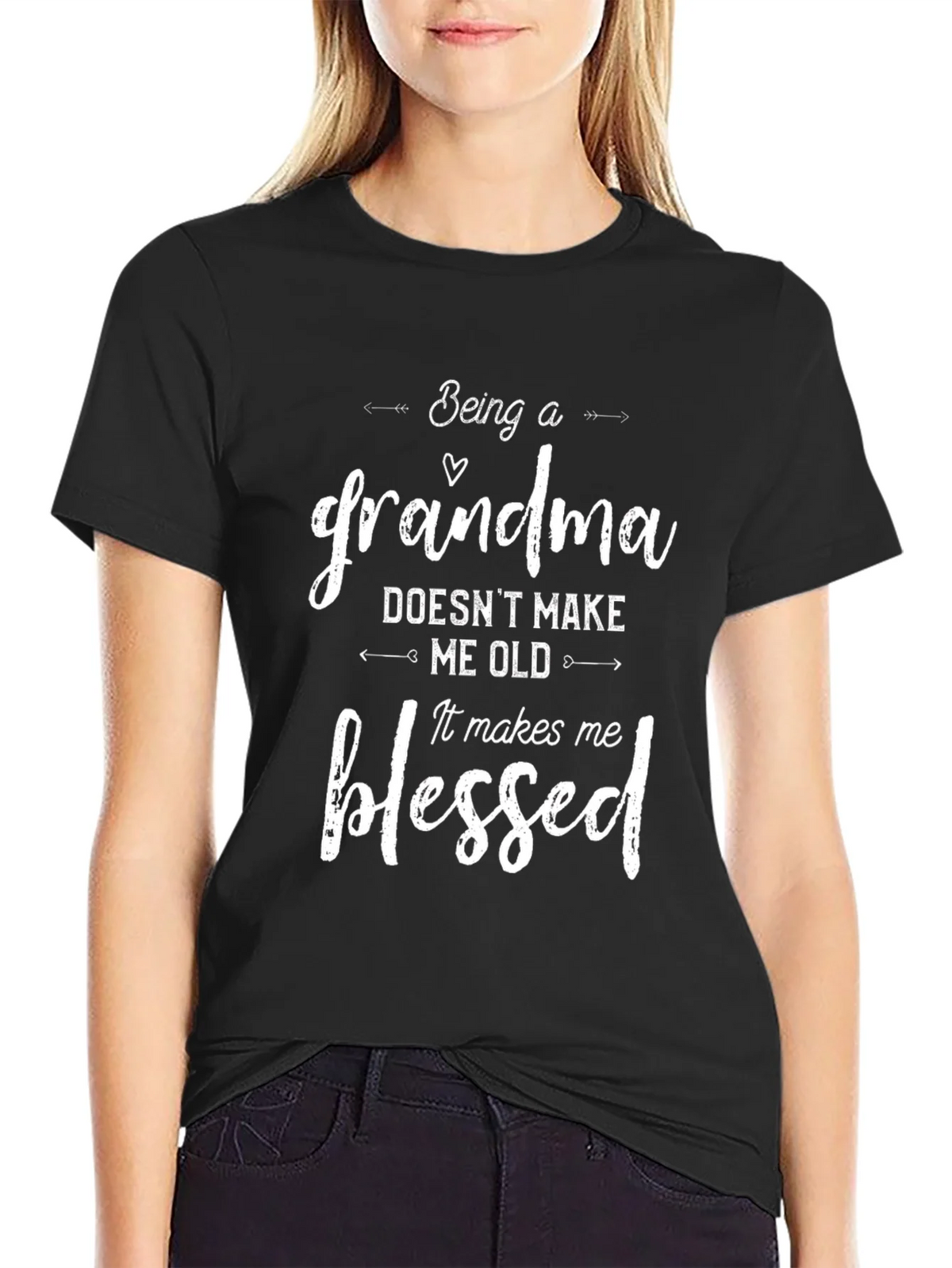 Being a Grandma T-Shirt - Blessed Gift for Grandmothers product image 5