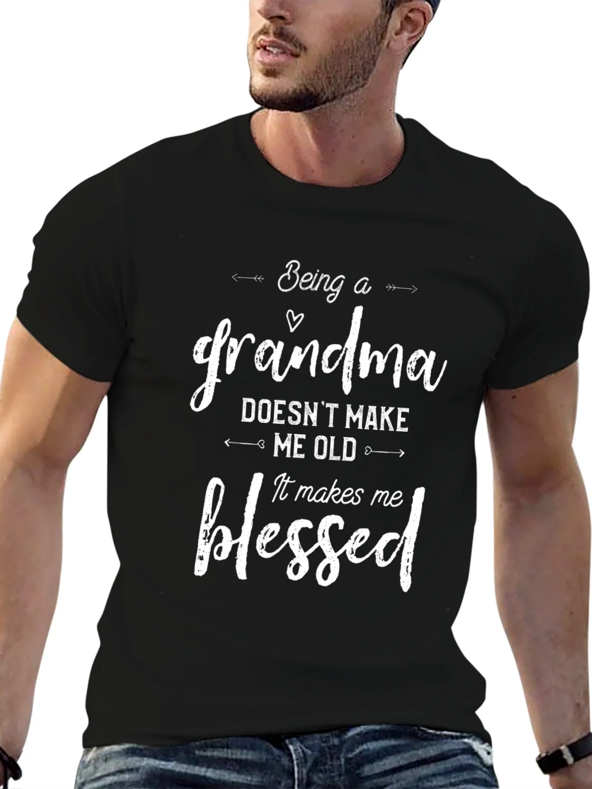 Being a Grandma T-Shirt - Blessed Gift for Grandmothers product image 9