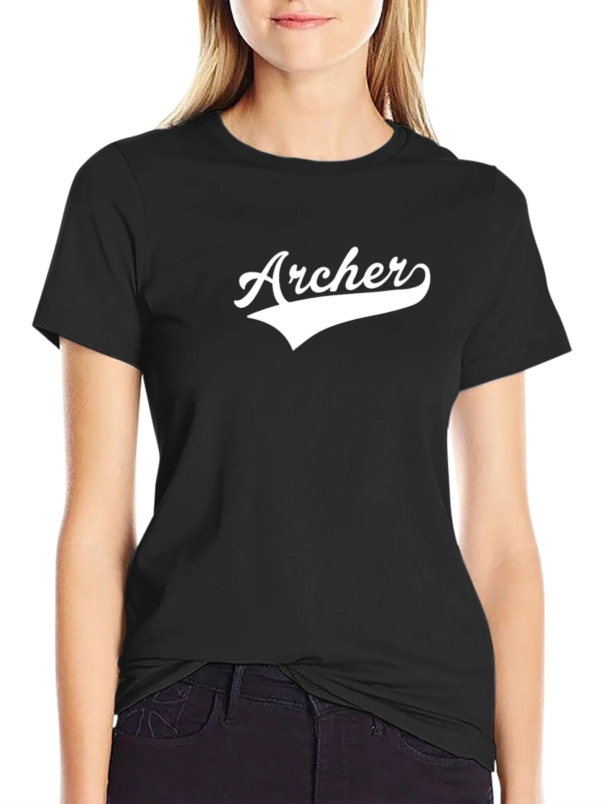 Archer Graphic Print Black T-Shirt product image 5