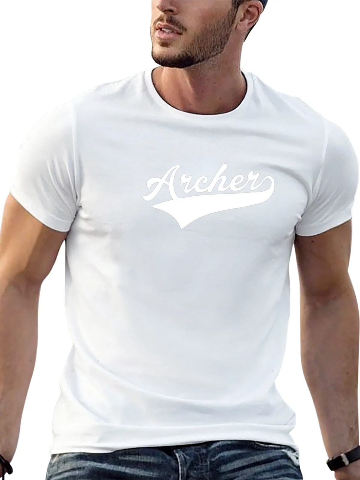 Archer Graphic Print Black T-Shirt product image 4