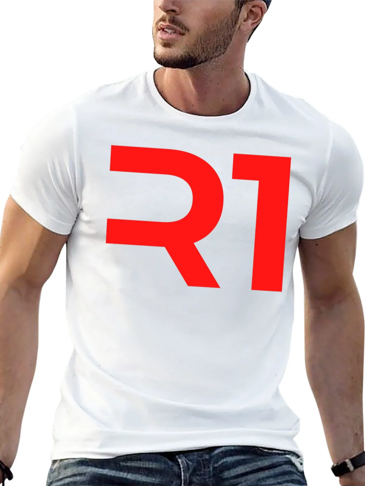 Bold Red R1 Graphic Tee - Stylish Casual Wear product image 4