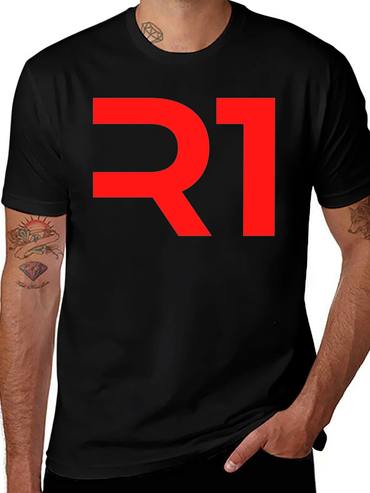 Bold Red R1 Graphic Tee - Stylish Casual Wear product image 1